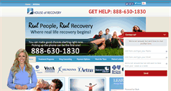 Desktop Screenshot of houseofrecovery.org